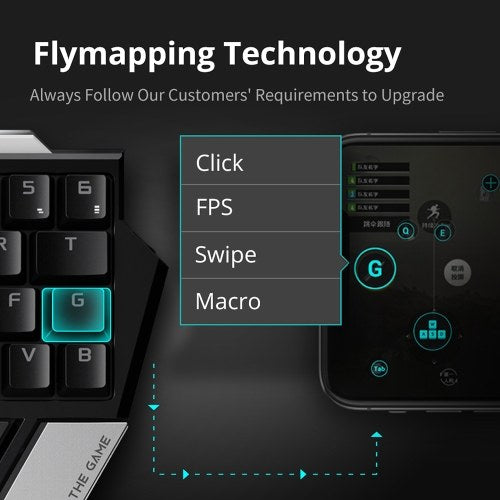 Global Version FDG Flydigi D1 Gaming Keyboard