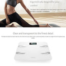 MEIZU Smart Body Fat Scale Digital Scale Bathroom Scale Smart Backlit Display Scale for Body Weight Body Fat Water Muscle Mass BMI