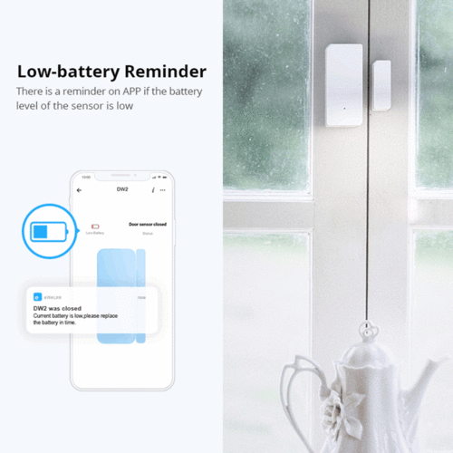 SONOFF DW2 Wi-Fi Wireless Door and Window Sensor