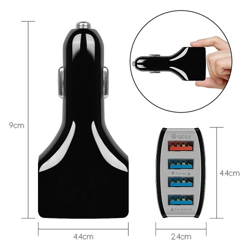 Quick Car Charger With 4 USB Port