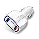 Quick Car Charger With 2 USB Ports Type-C