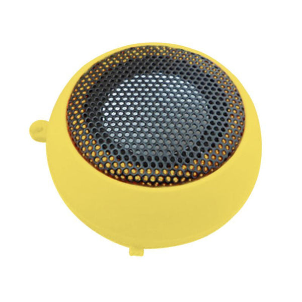 PC 7BDK Mini Portable Hamburger Speaker - Yellow