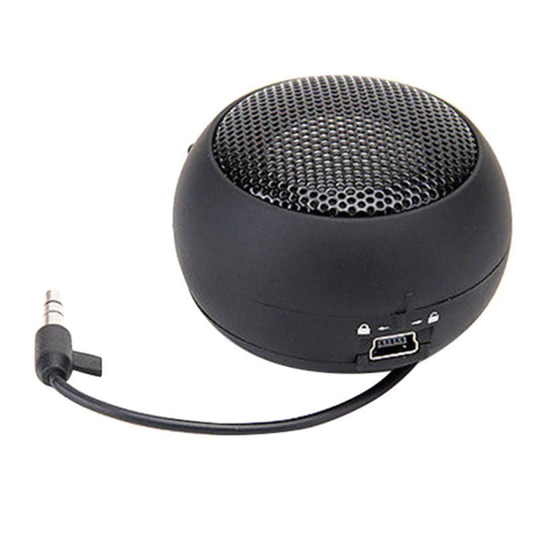 PC 7BDK Mini Portable Hamburger Speaker - Black