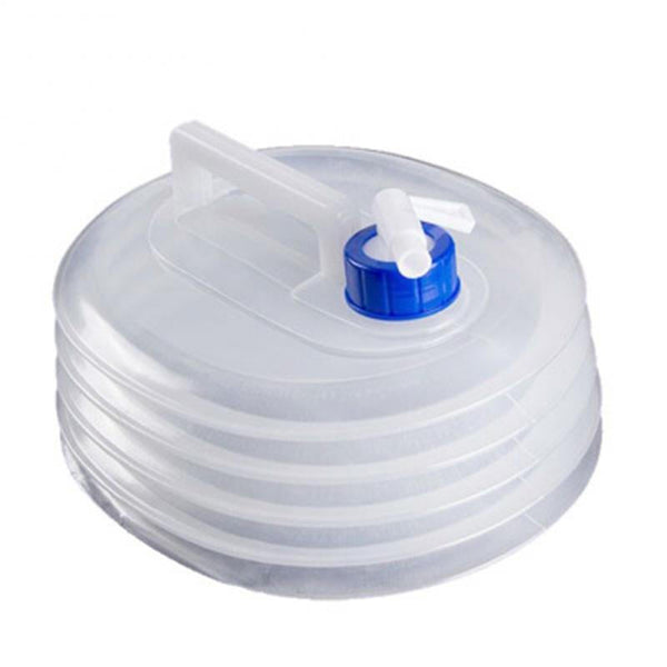 PE Folding Shrink Portable Water Bag - Transparent