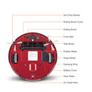 PUPPYOO Robotic Vacuum Cleaner - Red