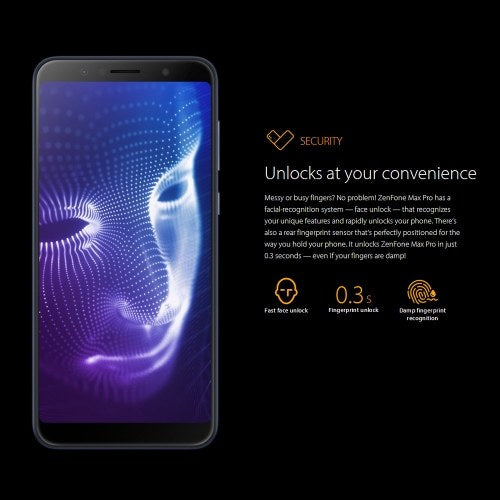 الإصدار العالمي للهاتف المحمول ASUS ZenFone Max Pro M1 4G