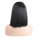 Peruvian Hair Lace Front Human Hair Wig - Black