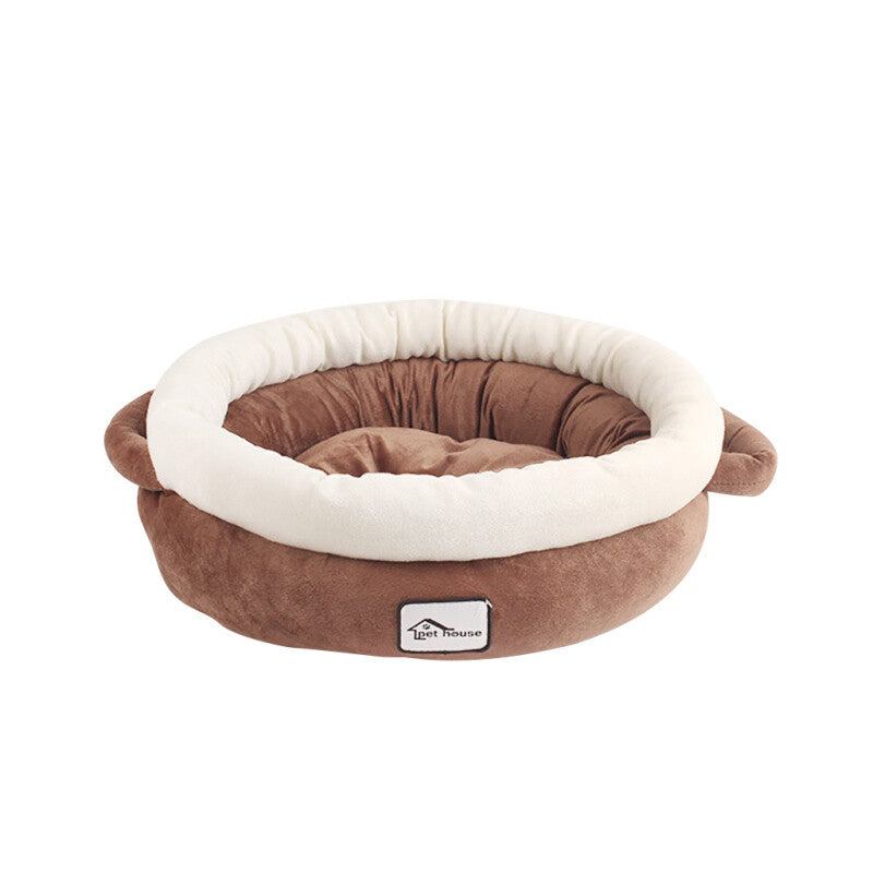 Luhan Pet dog Cat Bed Puppy Cushion - Brown