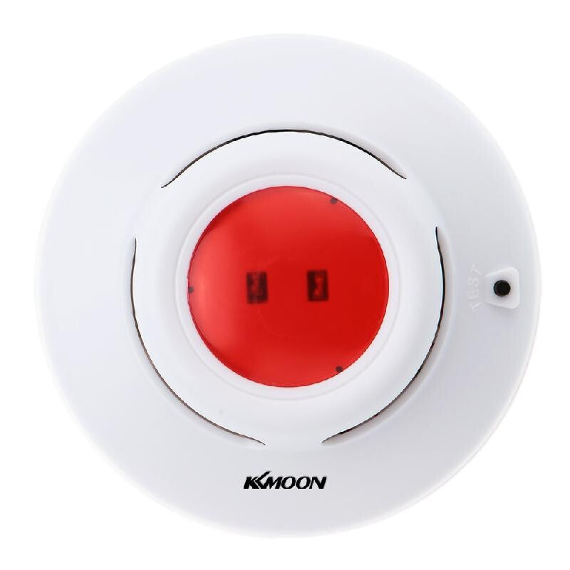 Photoelectric High Sensitive  Smoke Detector Alarm - White