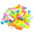 Plastic Building Blocks Bricks - Rainbow