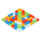 Plastic Building Blocks Bricks - Rainbow