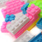 Plastic Building Blocks Bricks - Rainbow