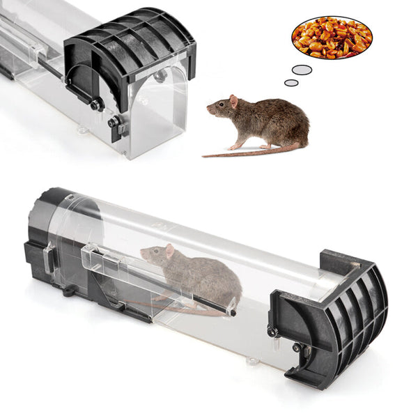 Plastic Mouse Trap Reset Mouse Killer with Spring-loaded Lever System for Mice Other Pest Rodents