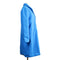 Plus Size Women Style Long Trench Coat - Blue