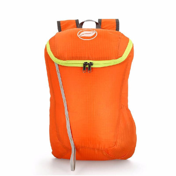 Portable Backpack for Outdoor Activities - Orange