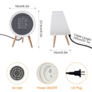 Portable Ceramic Heater Fan - White