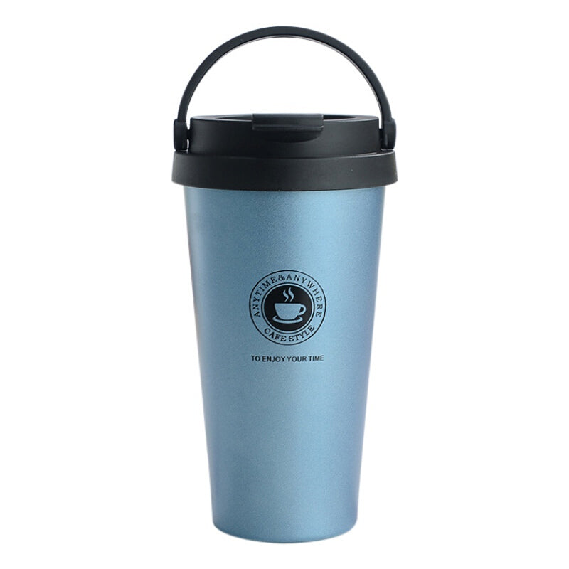 Portable Premium Coffee Thermos - Cyan