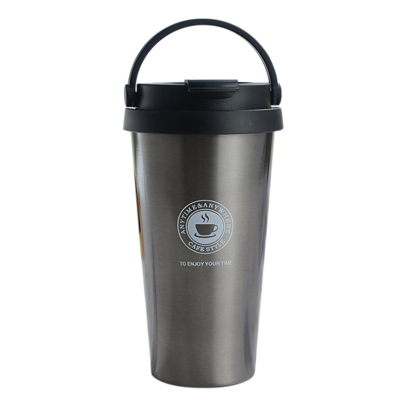 Portable Premium Coffee Thermos - Gray