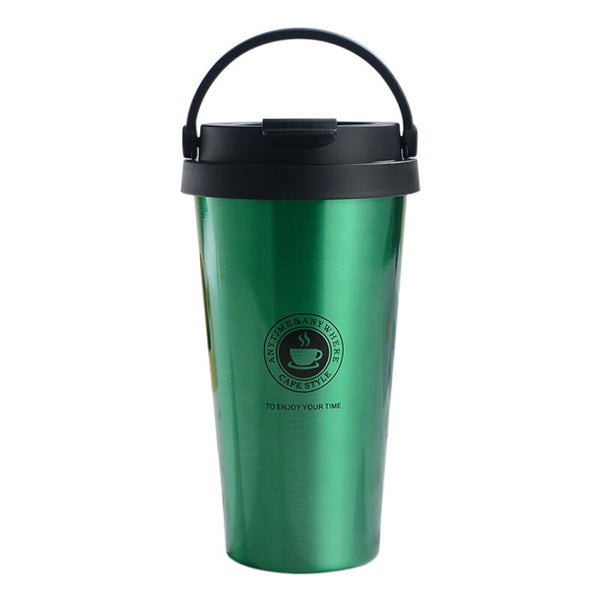 Portable Premium Coffee Thermos - Green