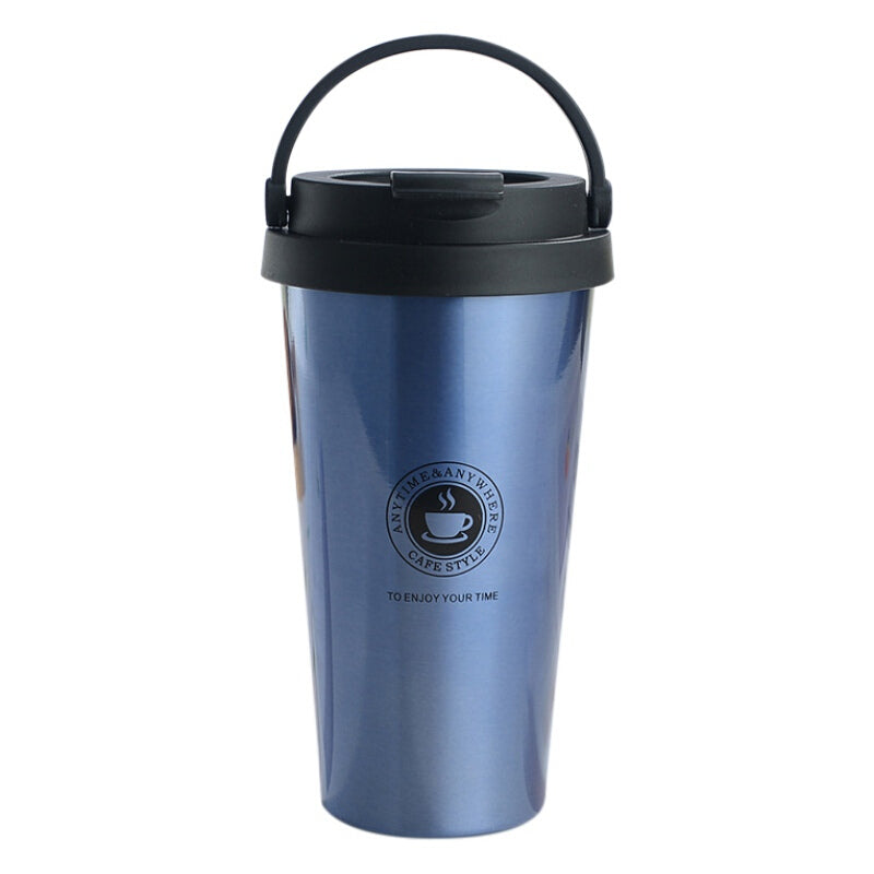 Portable Premium Coffee Thermos - Indigo