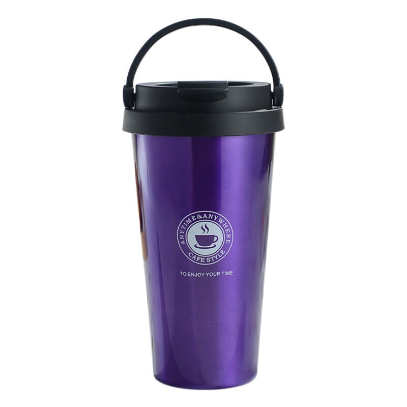 Portable Premium Coffee Thermos - Purple