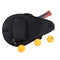 Portable Premium Table Tennis Racket Bag - Black