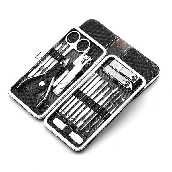 Portable Professional Nail Clipper Set - Black