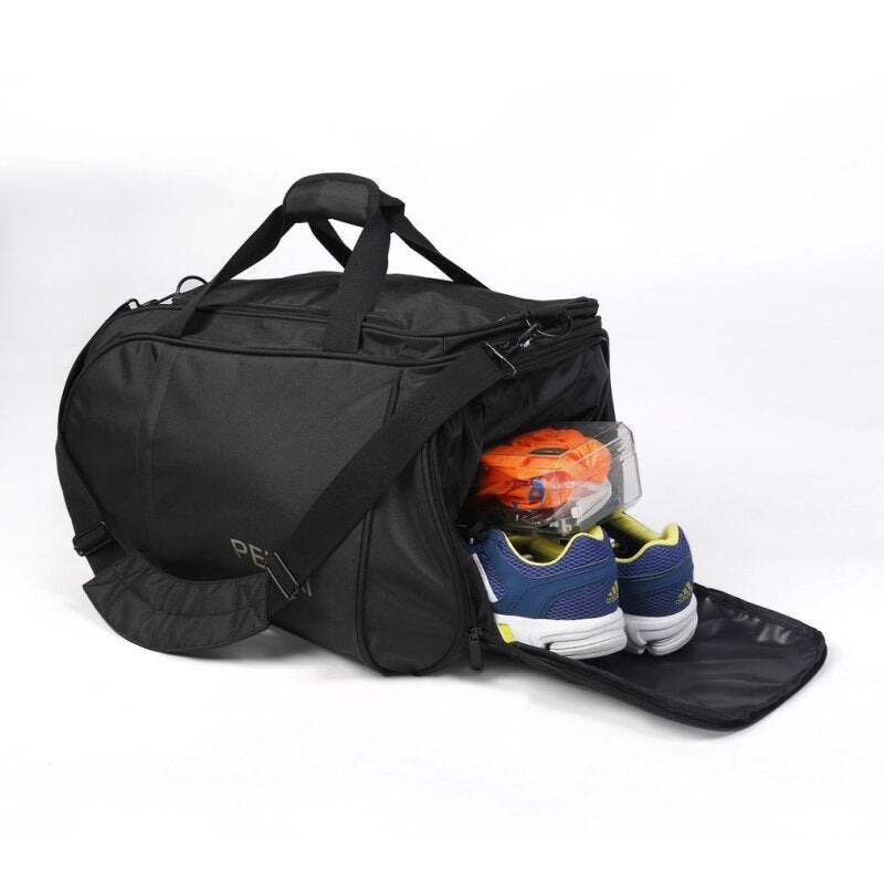 Portable Sports Gym Bag - Black