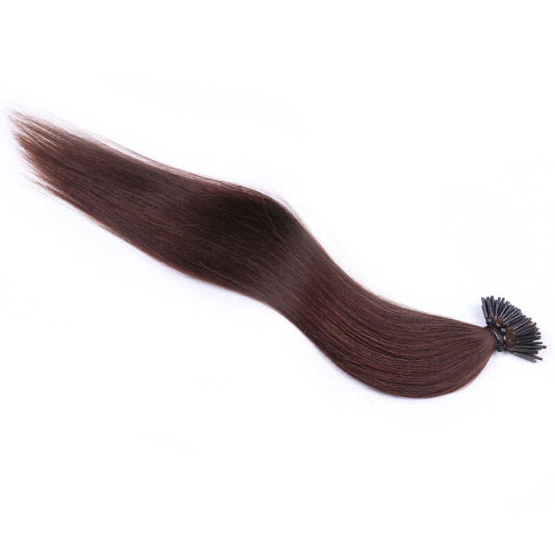 Pre-Bonded Tipped Human Hair Extension - Medium Brown