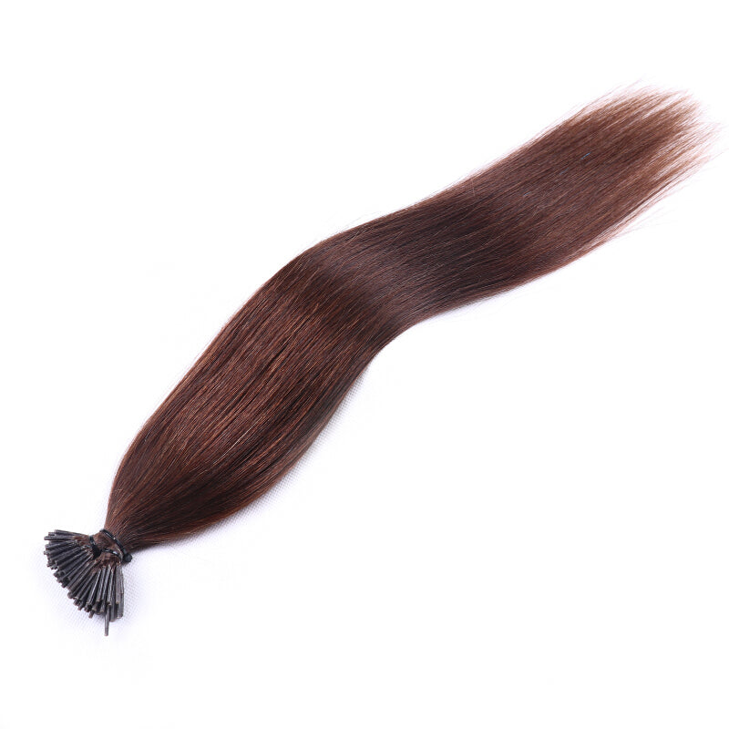 Pre-Bonded Tipped Human Hair Extension - Medium Brown