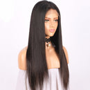 Pre-Plucked Hairline Virgin Hair Wig - Black