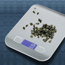 Premium 22.05 Lbs Digital Kitchen Scale - Silver