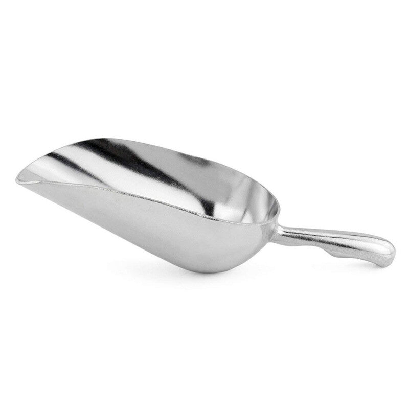 Premium Aluminum Ice Scoop - Silver