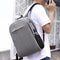 Premium Anti Theft Backpack with USB Port - Grey