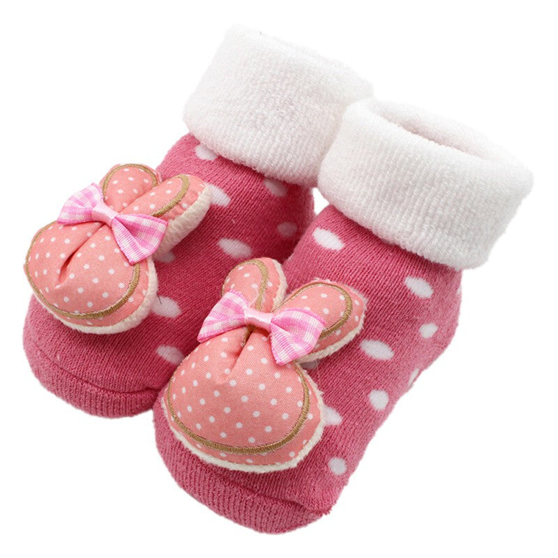 Premium Cartoon Winter Socks - Pink