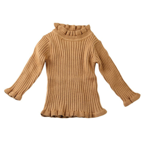 Premium Children Knitted Sweater - Kaki