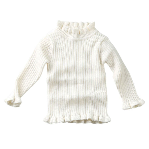 Premium Children Knitted Sweater - White