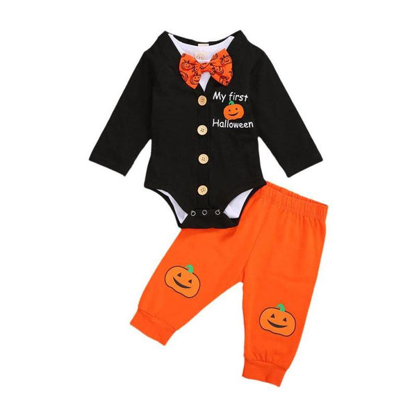 Halloween Outfit - Black & Orange