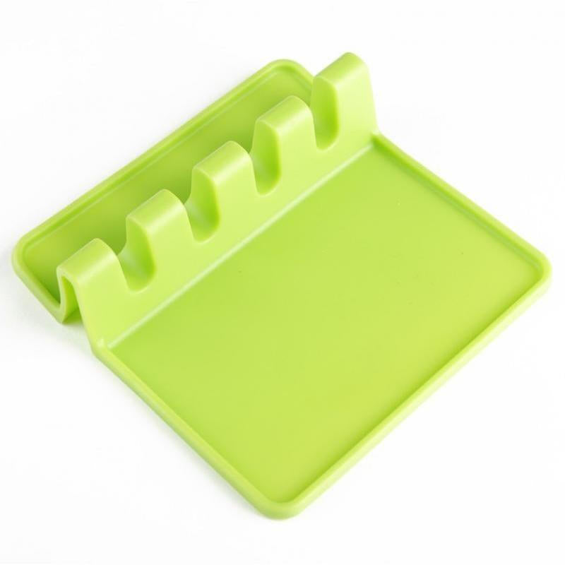 Heat Resistant Kitchen Utensil Holder - Green