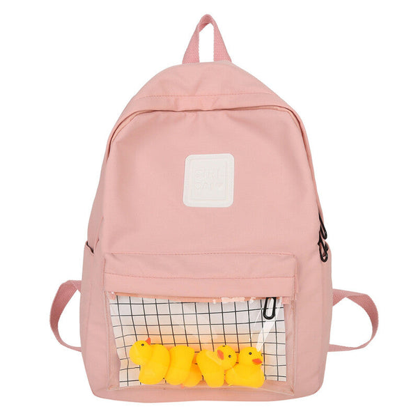 Premium Large Capacity School Bag - Pink