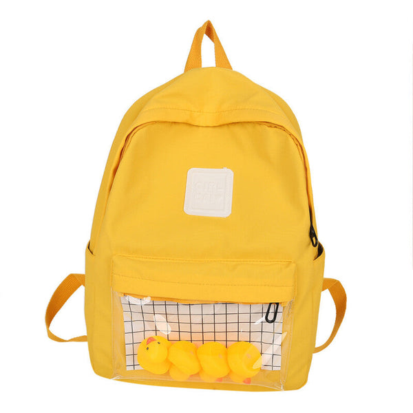 Premium Large Capacity School Bag - Yellow