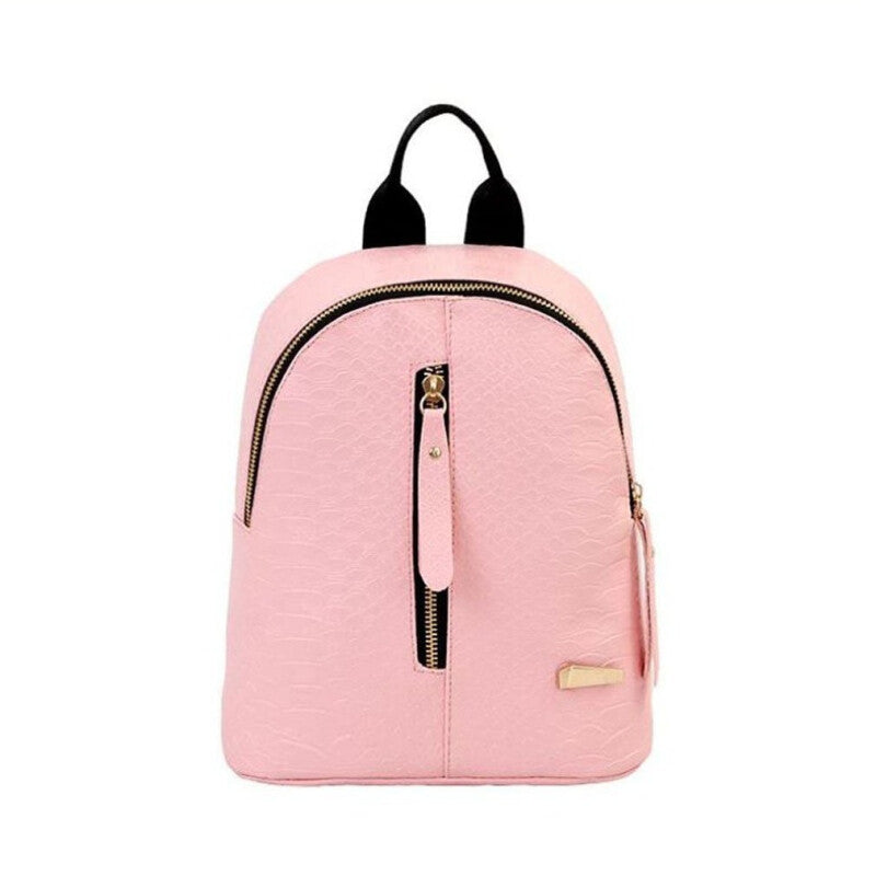 Premium Multi-functional Leather Bag - Pink