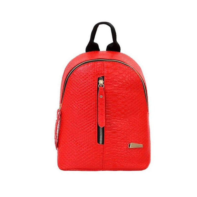 Premium Multi-functional Leather Bag - Red