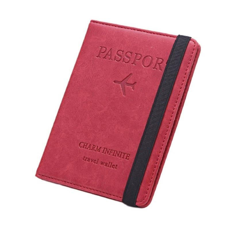 Premium Passport Organizer - Red