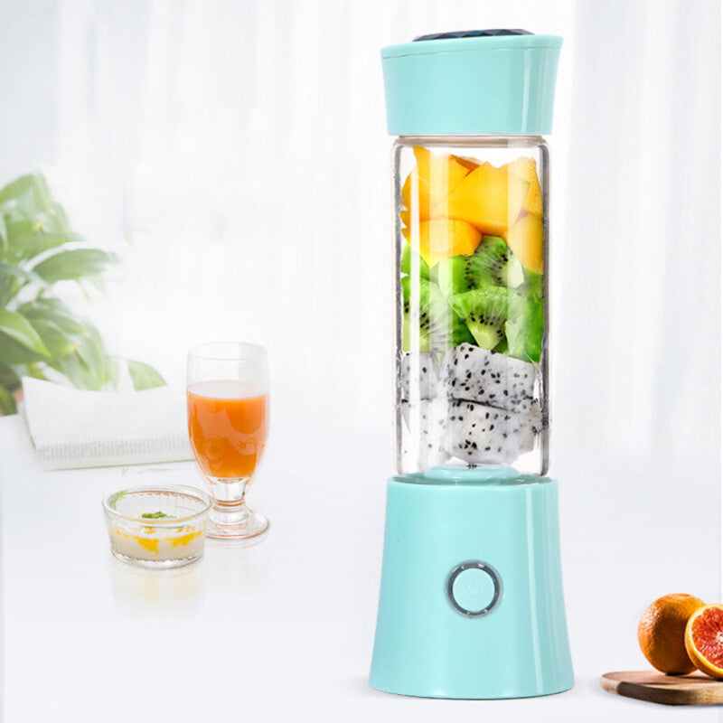 Premium Portable Electric Blender Machine - Blue