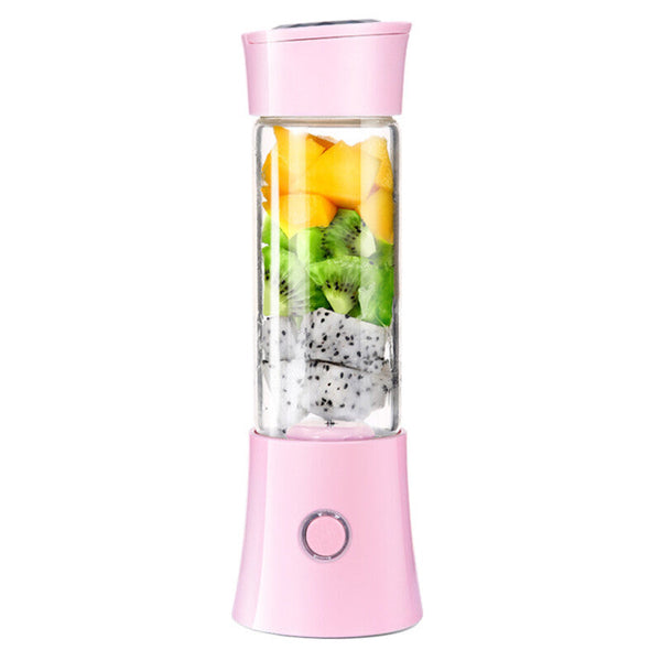 Premium Portable Electric Blender Machine - Pink