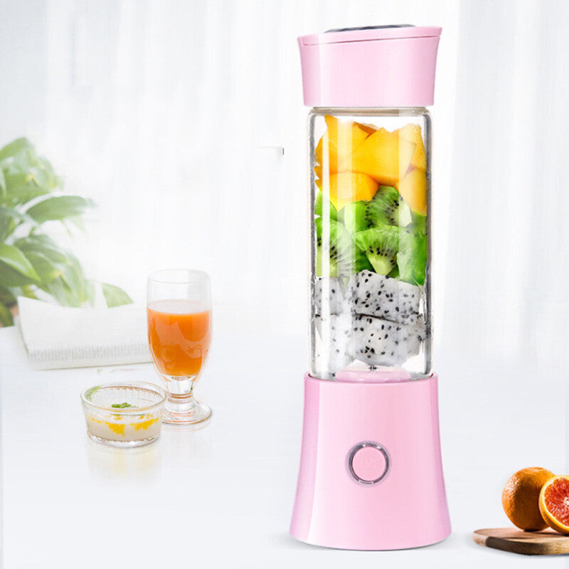 Premium Portable Electric Blender Machine - Pink