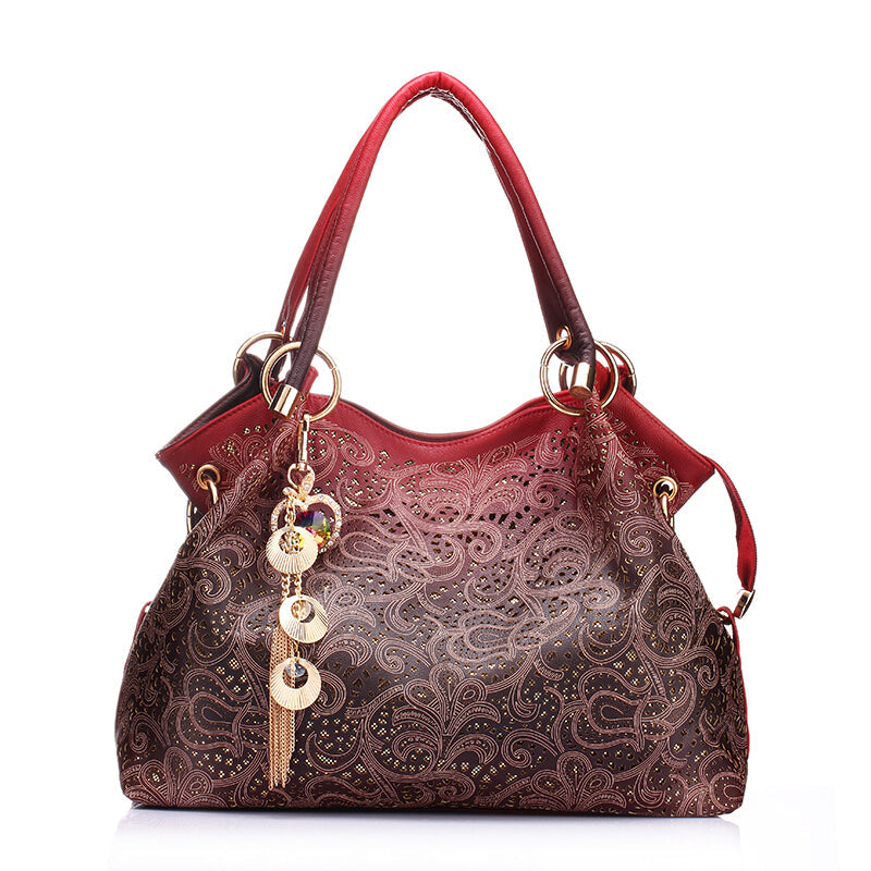 Premium Tassel Shoulder Bag - Red