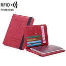 Premium Travel Passport Holder - Red