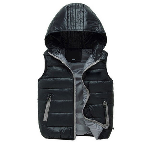 Premium Warm Children Vests - Black